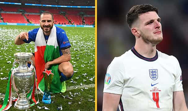 Leonardo Bonucci claims Declan Rice “mistake” spurred Italy to Euro 2020 victory Leonardo Bonucci claims Declan Rice “mistake” spurred Italy to Euro 2020 victory