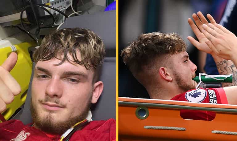 Harvey Elliott posts Instagram update after being stretchered off Harvey Elliott posts Instagram update after being stretchered off