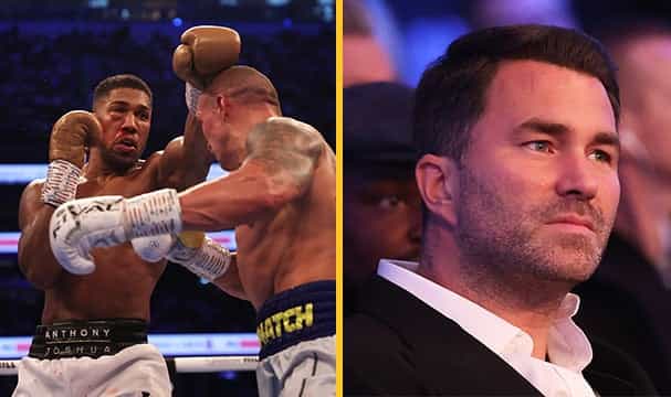 Eddie Hearn claims Anthony Joshua was beating Usyk after eight rounds Eddie Hearn claims Anthony Joshua was beating Usyk after eight rounds