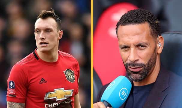 Phil Jones fires back at “poor” Rio Ferdinand comments Phil Jones fires back at “poor” Rio Ferdinand comments
