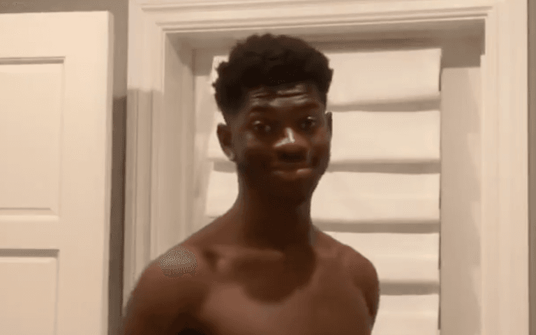 Lil Nas X shares his pregnancy pics and claps back at haters Lil Nas X shares his pregnancy pics and claps back at haters