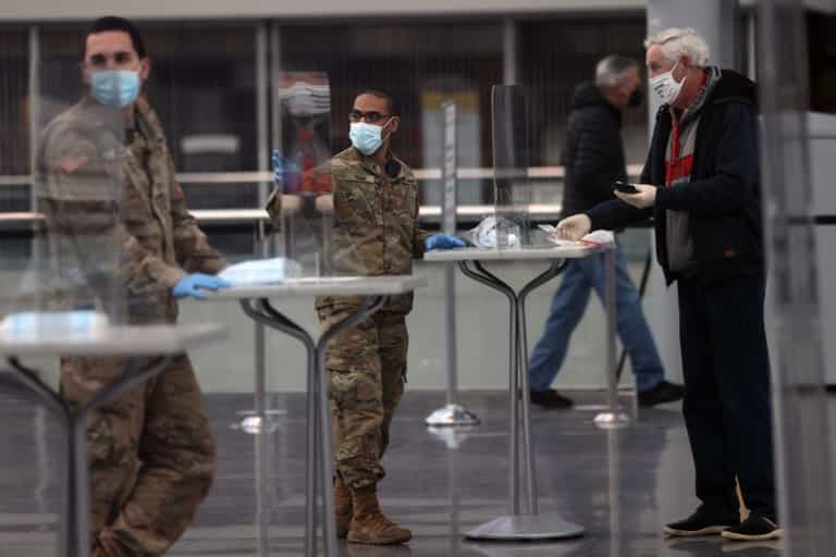 New York could use National Guard to replace unvaccinated health workers New York could use National Guard to replace unvaccinated health workers