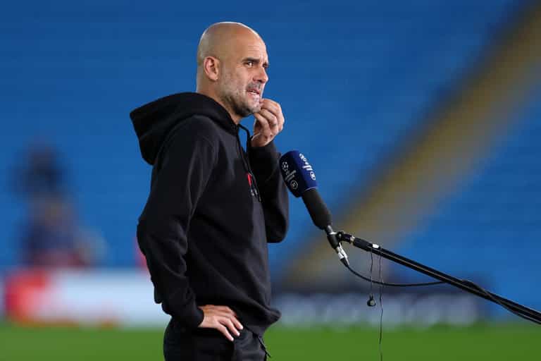 Pep Guardiola refuses to apologise to Man City fans after attendance plea Pep Guardiola refuses to apologise to Man City fans after attendance plea