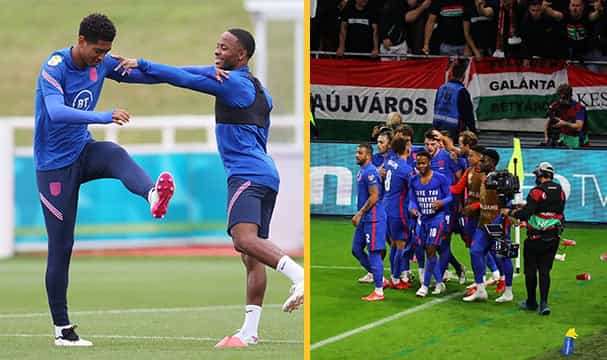 Hungarian FA handed fine and stadium ban for racist abuse of England players Hungarian FA handed fine and stadium ban for racist abuse of England players