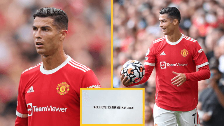 Ronaldo plane protest: Feminist group flies banner over Old Trafford Ronaldo plane protest: Feminist group flies banner over Old Trafford