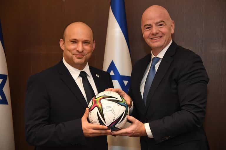 FIFA President open to World Cup co-hosted by Israel and Palestine FIFA President open to World Cup co-hosted by Israel and Palestine