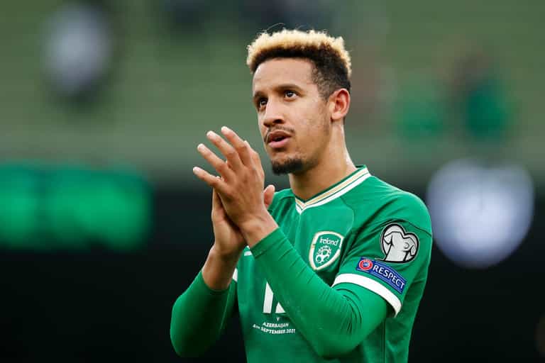 Callum Robinson celebrates goal with fingers in ears after vaccine admission Callum Robinson celebrates goal with fingers in ears after vaccine admission