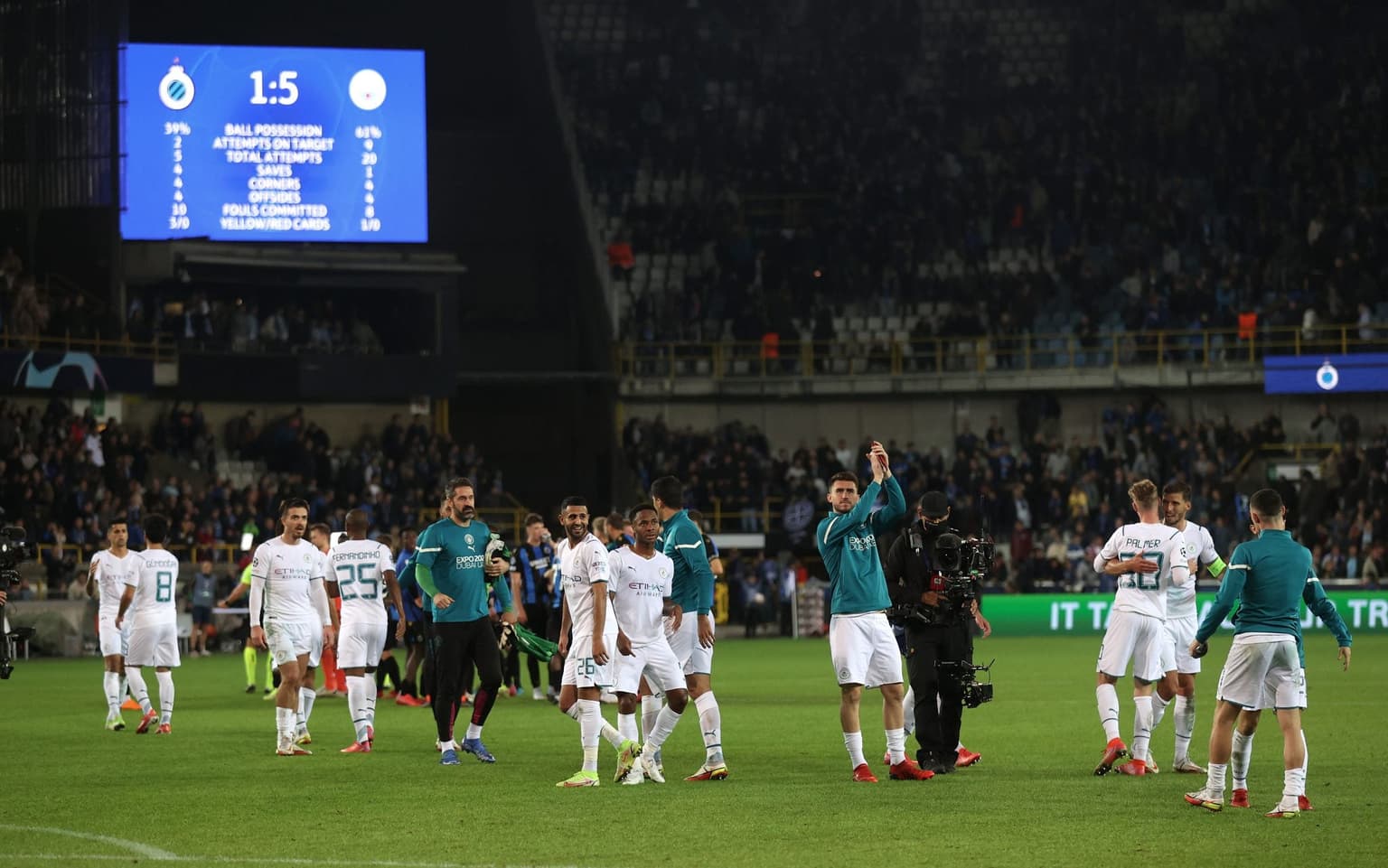 Man City fan left hospitalised after being assaulted at Belgian service station