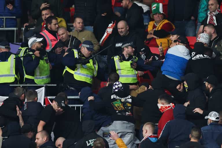 Hungarian football federation accuses FA of causing Wembley chaos Hungarian football federation accuses FA of causing Wembley chaos