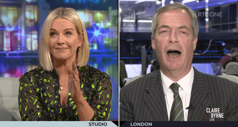 News host was having absolutely none of Nigel Farage’s claims on Monday night News host was having absolutely none of Nigel Farage’s claims on Monday night