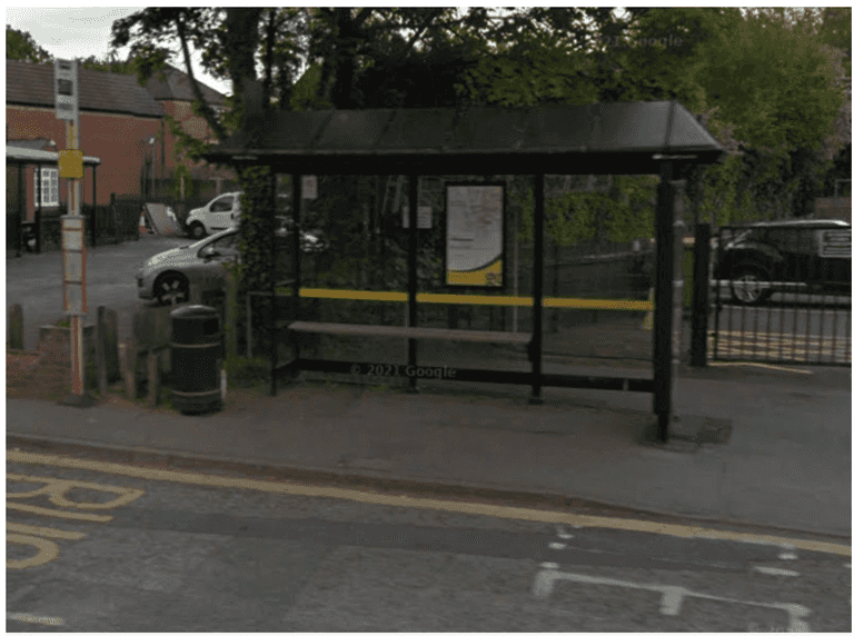Razor blades hidden under neo-Nazi stickers at bus stop near primary school Razor blades hidden under neo-Nazi stickers at bus stop near primary school