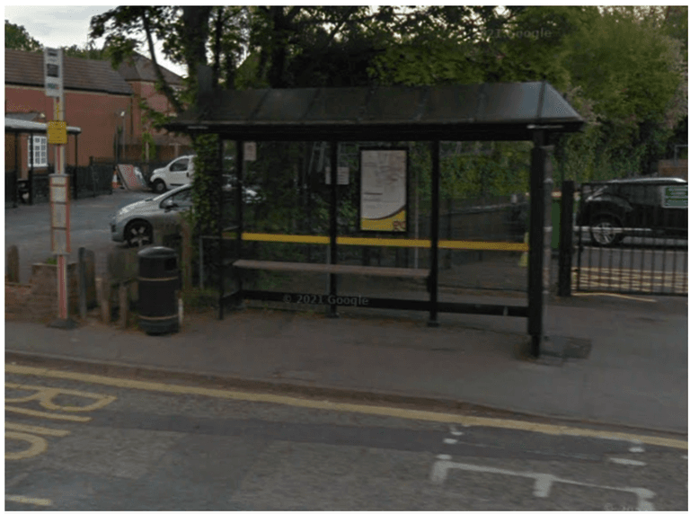 Razor blades hidden under neo-Nazi stickers at bus stop near primary school Razor blades hidden under neo-Nazi stickers at bus stop near primary school