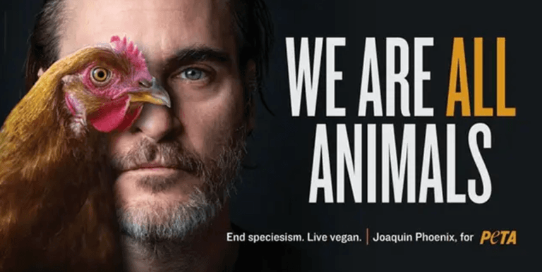 Joaquin Phoenix calls for everyone to go vegan and ‘end speciesism’ Joaquin Phoenix calls for everyone to go vegan and ‘end speciesism’