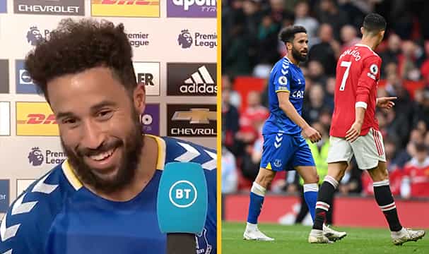 Andros Townsend admits he should have spent longer on Ronaldo celebration Andros Townsend admits he should have spent longer on Ronaldo celebration