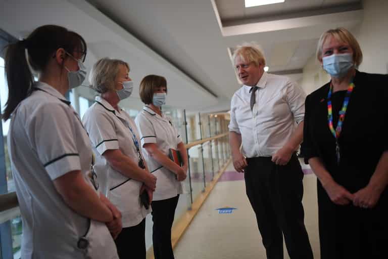 Boris Johnson ‘told three times’ to put mask on during hospital visit Boris Johnson ‘told three times’ to put mask on during hospital visit