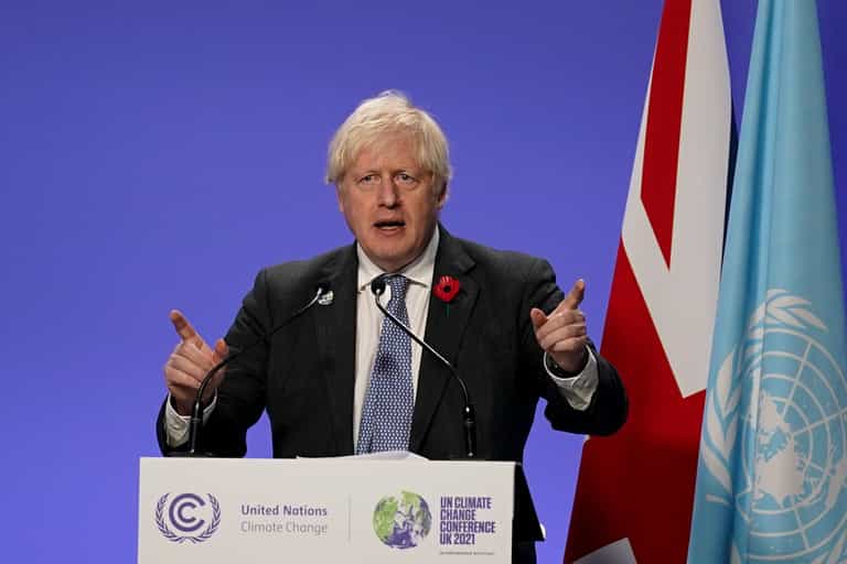 Boris Johnson forced to use climate change speech to address another crisis – Tory party corruption Boris Johnson forced to use climate change speech to address another crisis – Tory party corruption