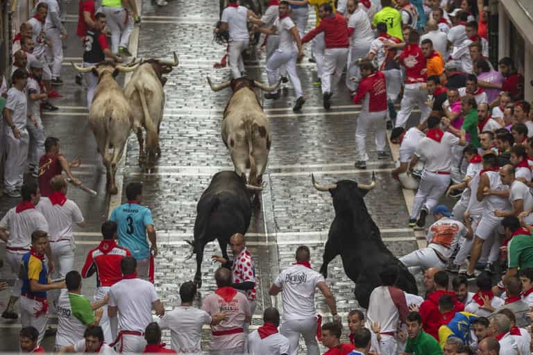 Man dies after being gored at bull-running event in Spanish city Man dies after being gored at bull-running event in Spanish city