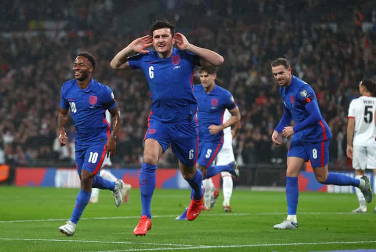 Harry Maguire’s celebration has left lots of people confused Harry Maguire’s celebration has left lots of people confused
