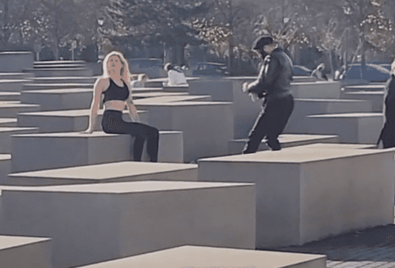 Influencer posing for photos on Holocaust memorial sparks outrage Influencer posing for photos on Holocaust memorial sparks outrage