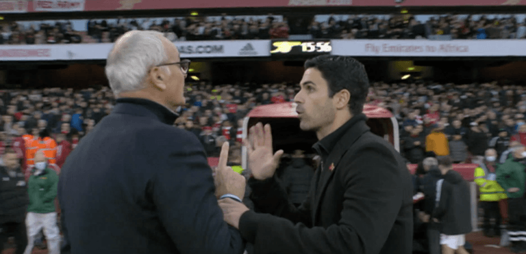 Claudio Ranieri and Mikel Arteta involved in argument after Arsenal’s win against Watford Claudio Ranieri and Mikel Arteta involved in argument after Arsenal’s win against Watford