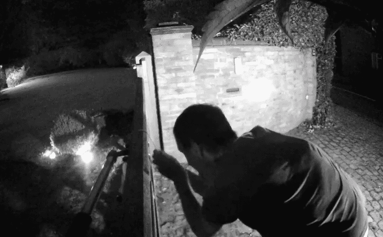 Police hunt man caught on camera hanging dead rabbit on person’s gate Police hunt man caught on camera hanging dead rabbit on person’s gate