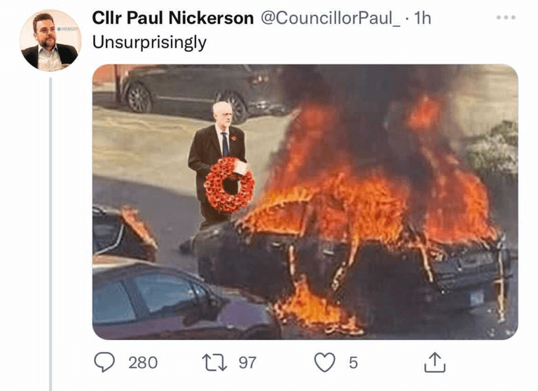 Breaking: Tory councillor to pay ‘substantial damages’ to Jeremy Corbyn over Liverpool bomb tweet Breaking: Tory councillor to pay ‘substantial damages’ to Jeremy Corbyn over Liverpool bomb tweet