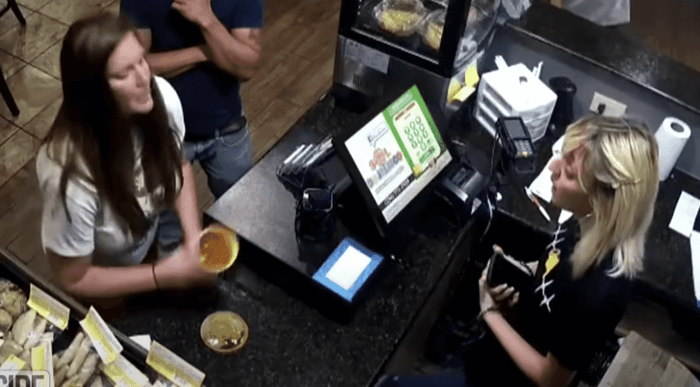 Woman arrested for throwing hot soup in restaurant worker’s face Woman arrested for throwing hot soup in restaurant worker’s face