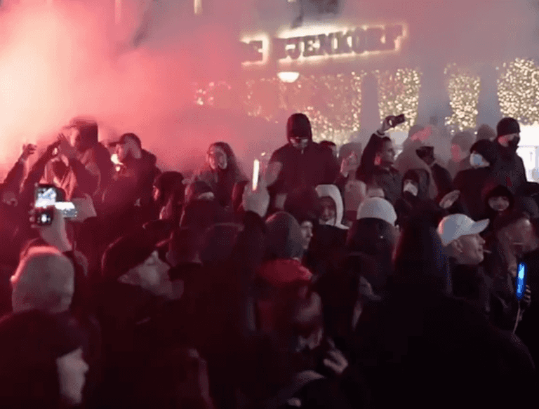 Multiple injuries after police fire at anti-lockdown protesters in Rotterdam Multiple injuries after police fire at anti-lockdown protesters in Rotterdam