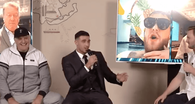 Tommy Fury claims he ‘can’t miss’ Jake Paul’s jaw in fiery press conference Tommy Fury claims he ‘can’t miss’ Jake Paul’s jaw in fiery press conference
