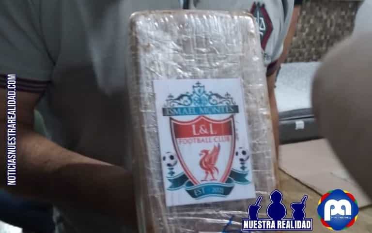 Over 200 kilos of cocaine with Liverpool FC branding seized Over 200 kilos of cocaine with Liverpool FC branding seized