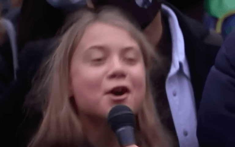 Greta chants ‘you can shove your climate crisis up your arse’ at COP26 protest Greta chants ‘you can shove your climate crisis up your arse’ at COP26 protest
