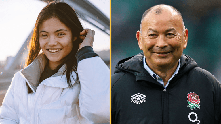 Eddie Jones goes on bizarre rant about Emma Raducanu in warning to Marcus Smith Eddie Jones goes on bizarre rant about Emma Raducanu in warning to Marcus Smith