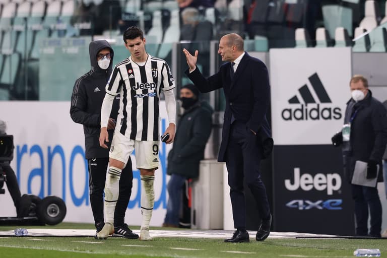 Alvaro Morata told to ‘shut up’ by Juventus manager Massimiliano Allegri Alvaro Morata told to ‘shut up’ by Juventus manager Massimiliano Allegri