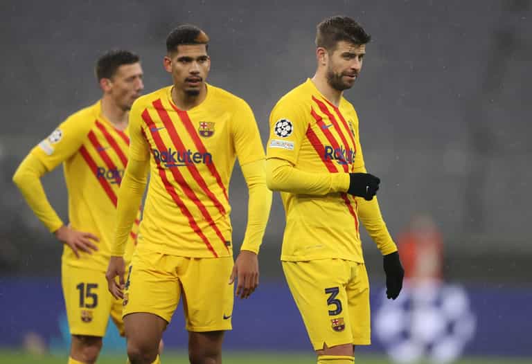 Barcelona knocked out of Champions league at group stage for first time since 2000 Barcelona knocked out of Champions league at group stage for first time since 2000