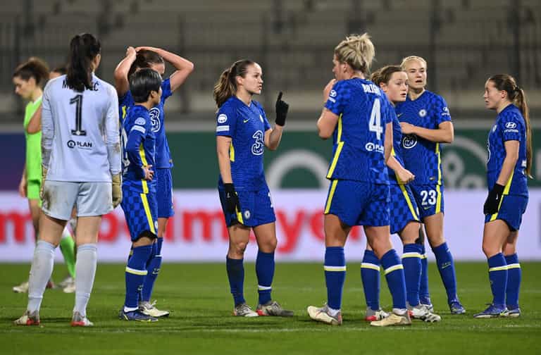 Emma Hayes says Covid strain played its part in Chelsea’s Champions League exit Emma Hayes says Covid strain played its part in Chelsea’s Champions League exit