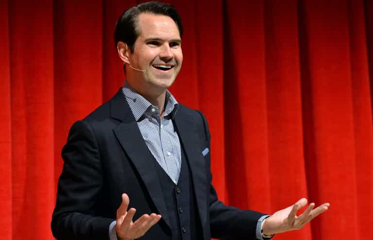Jimmy Carr responds after brutal Alan Carr train video goes viral Jimmy Carr responds after brutal Alan Carr train video goes viral