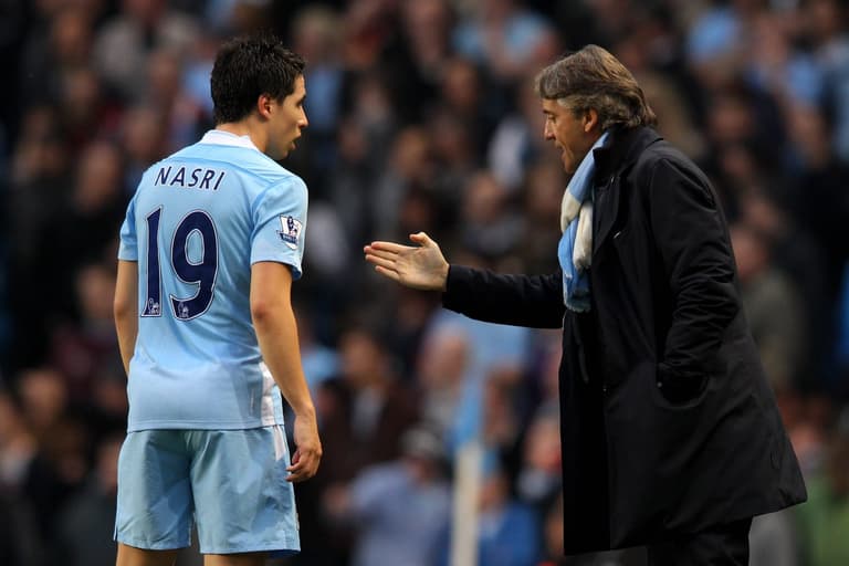 Samir Nasri spills the beans on Roberto Mancini fall-out Samir Nasri spills the beans on Roberto Mancini fall-out