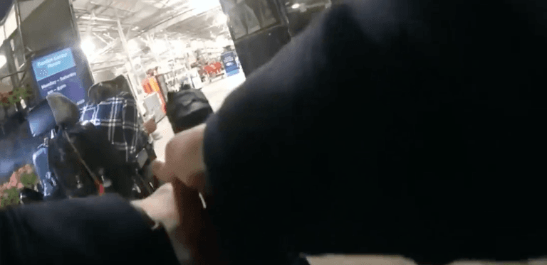 Horrifying footage shows cop fatally shoot man in wheelchair 9 times Horrifying footage shows cop fatally shoot man in wheelchair 9 times