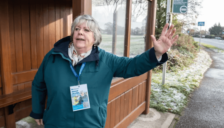 Grandma takes 2000 mile trip round edge of England – using only pensioner bus pass Grandma takes 2000 mile trip round edge of England – using only pensioner bus pass
