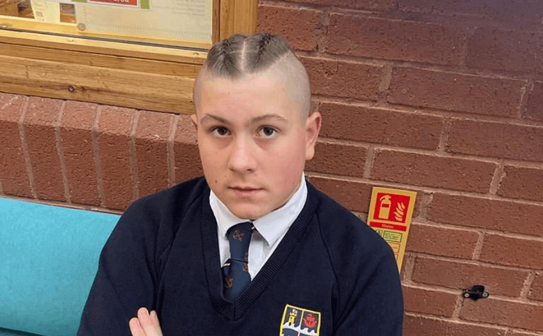 Schoolboy placed in isolation at school for putting hair in plaits like female classmates Schoolboy placed in isolation at school for putting hair in plaits like female classmates