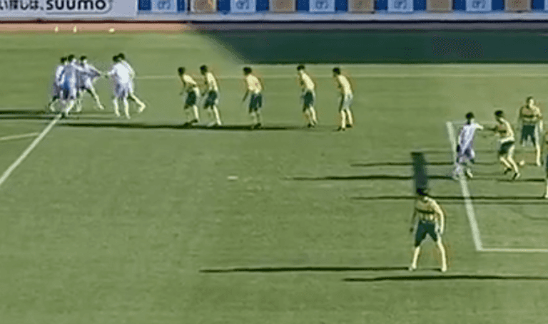 WATCH: Japanese school team pull off genius free-kick routine WATCH: Japanese school team pull off genius free-kick routine