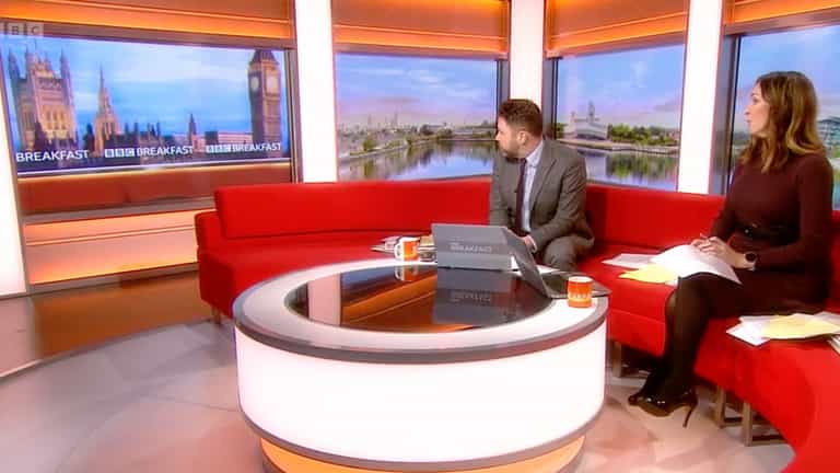 BBC empty chairs health secretary who quit interviews after leaked Christmas party clip BBC empty chairs health secretary who quit interviews after leaked Christmas party clip
