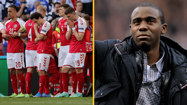 Fabrice Muamba recalls seeing Christian Eriksen collapse during Euro 2020 Fabrice Muamba recalls seeing Christian Eriksen collapse during Euro 2020