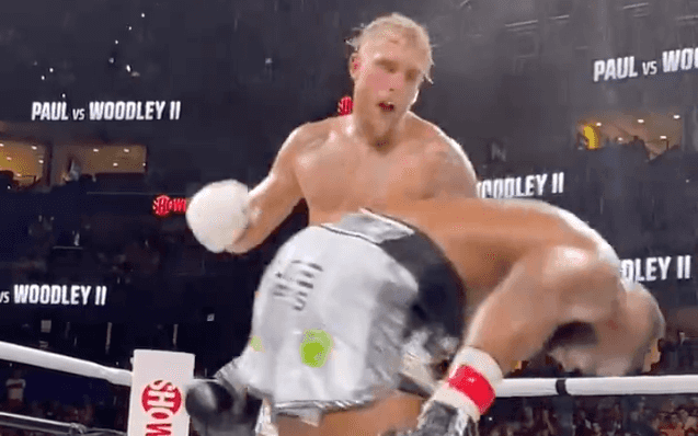 Brutal new angle of Jake Paul’s KO punch emerges Brutal new angle of Jake Paul’s KO punch emerges
