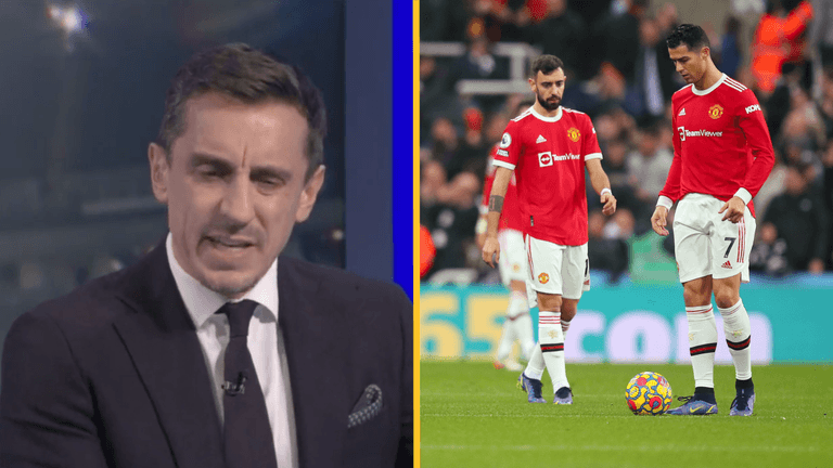 Gary Neville calls out Cristiano Ronaldo and Bruno Fernandes’ ‘whinging’ after Newcastle draw Gary Neville calls out Cristiano Ronaldo and Bruno Fernandes’ ‘whinging’ after Newcastle draw