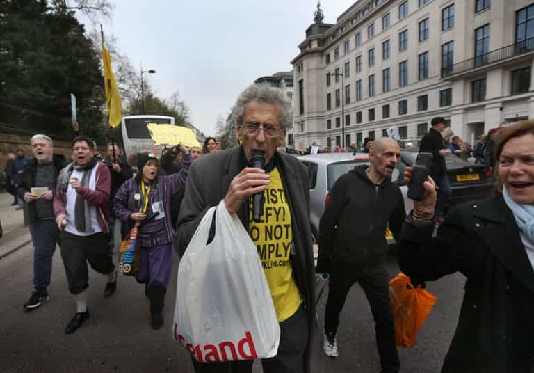 Piers Corbyn arrested on suspicion of inciting arson and violence towards MPs Piers Corbyn arrested on suspicion of inciting arson and violence towards MPs