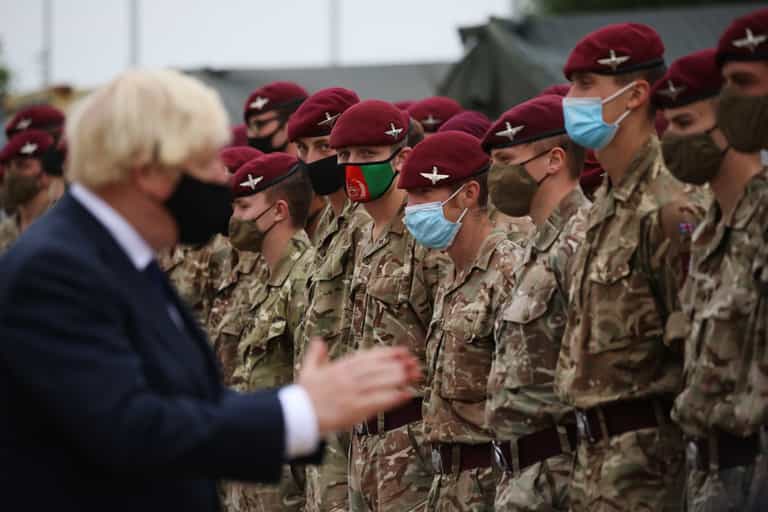 Boris Johnson prepares to double number of troops in Eastern Europe amid Ukraine crisis Boris Johnson prepares to double number of troops in Eastern Europe amid Ukraine crisis