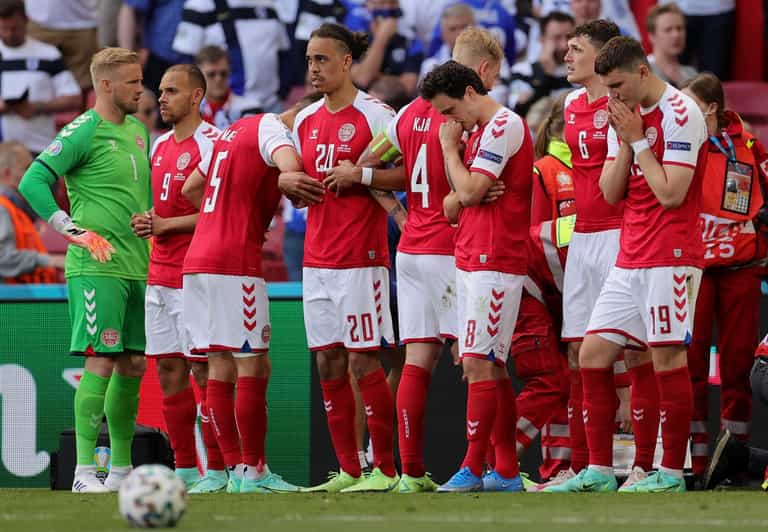 ‘We were powerless’ – Kasper Schmeichel recalls the events of Christian Eriksen collapse ‘We were powerless’ – Kasper Schmeichel recalls the events of Christian Eriksen collapse