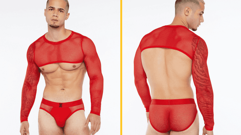 Rihanna releases men’s lingerie with harnesses, crop tops and fishnets just in time for Valentine’s Rihanna releases men’s lingerie with harnesses, crop tops and fishnets just in time for Valentine’s