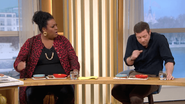 Alison Hammond’s reaction to trying vegan nuggets has Dermot O’Leary in stitches Alison Hammond’s reaction to trying vegan nuggets has Dermot O’Leary in stitches
